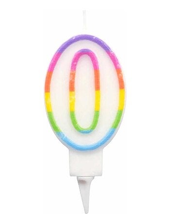 Bougie d anniversaire chiffre 0