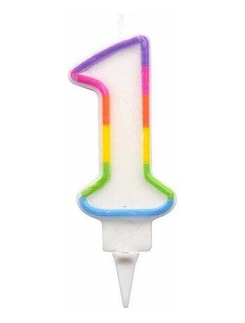 Bougie d anniversaire chiffre 1