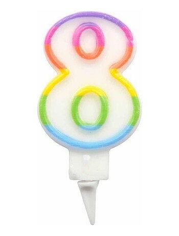 Bougie d anniversaire chiffre 8