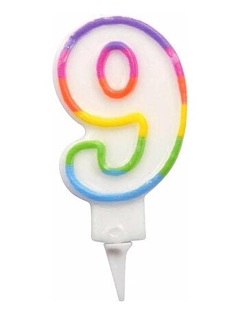 Bougie d anniversaire chiffre 9