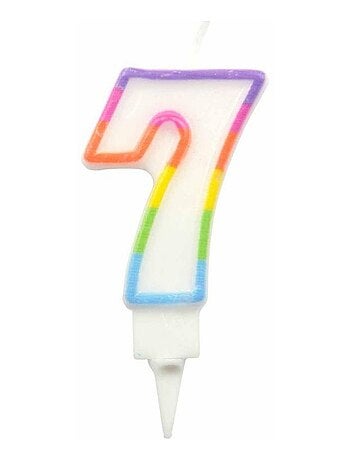 Bougie d'anniversaire chiffre 7