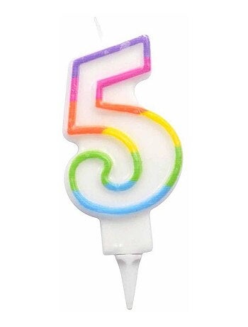 Bougie d'anniversaire chiffre 5