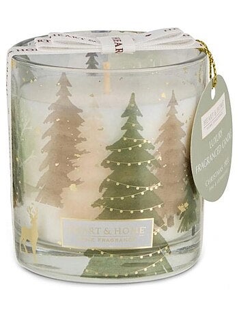 Bougie décor sapin de Noël