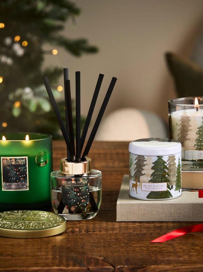 Bougie décor sapin de Noël Vert - Kiabi