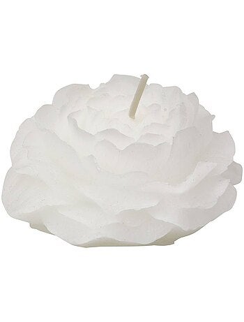 Bougie décorative 79g cire forme rose FLEUR DE ROSE