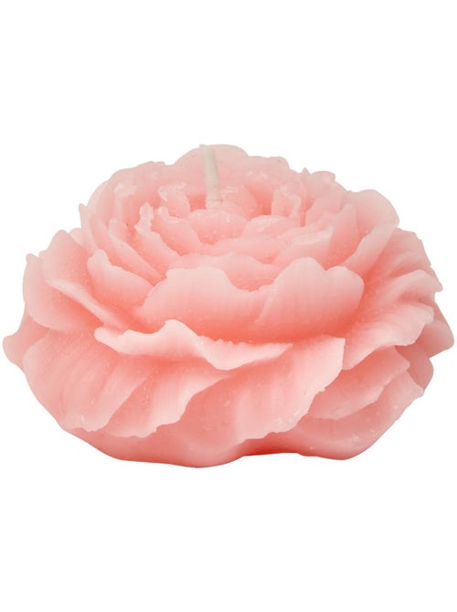 Bougie décorative 79g cire forme rose FLEUR DE ROSE - Kiabi