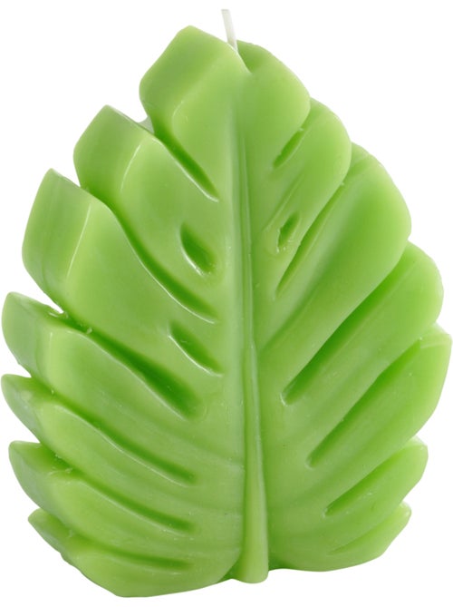 Bougie décorative en forme de feuille - Kiabi