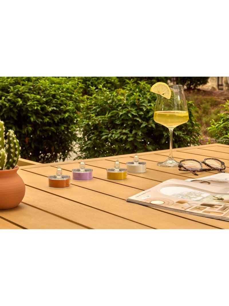 Bougie décorative LED solaire POOL Orange - Kiabi