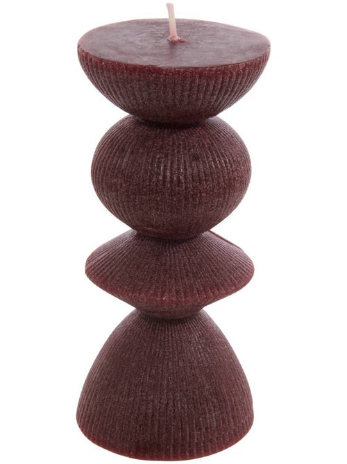 Bougie décorative ronde homy - Kiabi