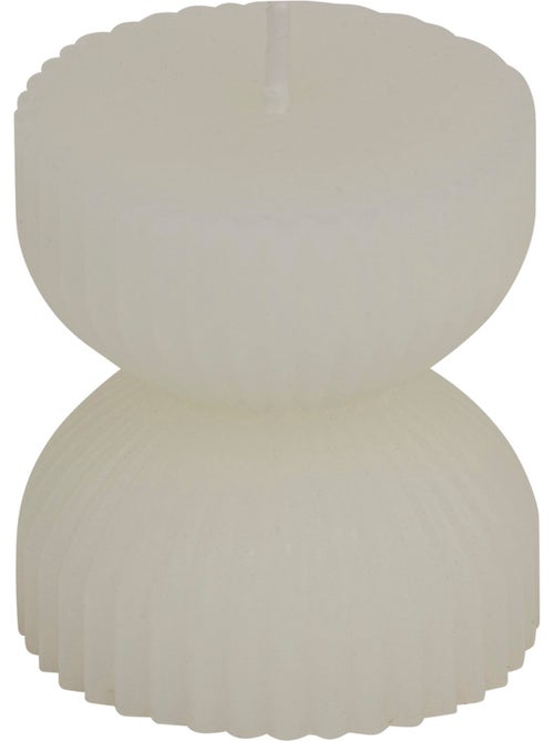 Bougie décorative sculptée SHAPA - Kiabi
