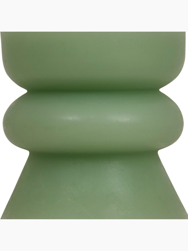 Bougie décorative sculptée SHAPA Rose - Kiabi