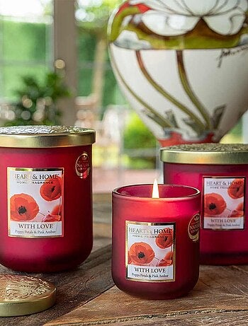 Bougie ellipse 2 mèches noël au coin du feu