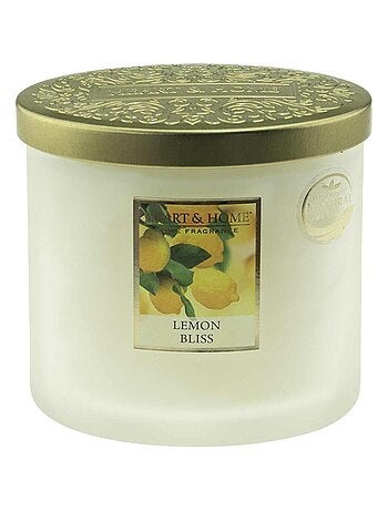 Bougie ellipse senteur citron d'amalfi