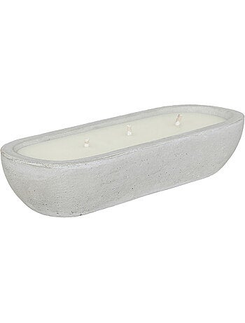 Bougie "Ely" 580g citronnelle pot en ciment