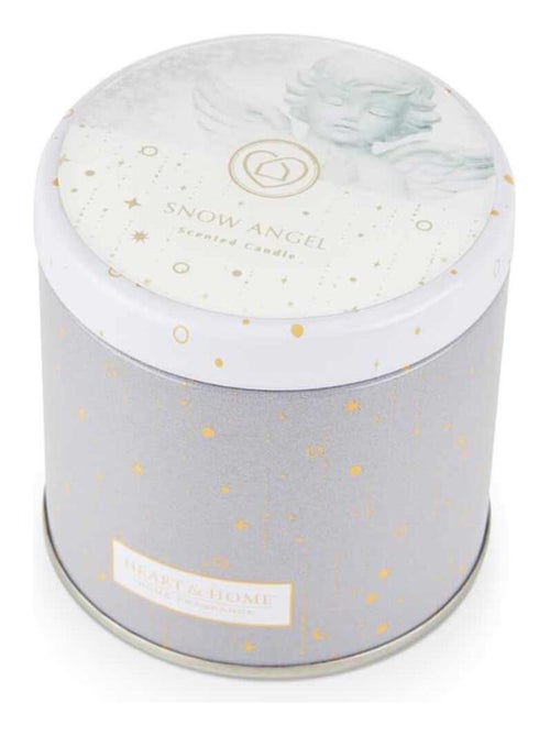 Bougie en boite métal Heart and Home Ange d'hiver - Kiabi