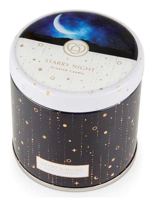 Bougie en boite métal Heart and Home Nuit étoilée - Kiabi