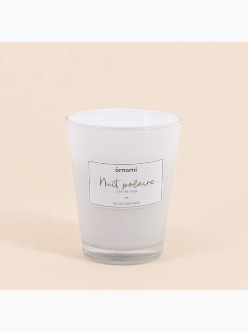 Bougie en cire de soja parfumée "nuit polaire" 280gr - Kiabi