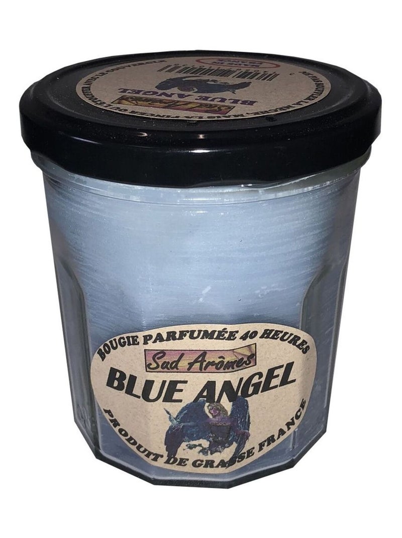 Bougie fabriquée en France 40 heures blue angel Bleu - Kiabi