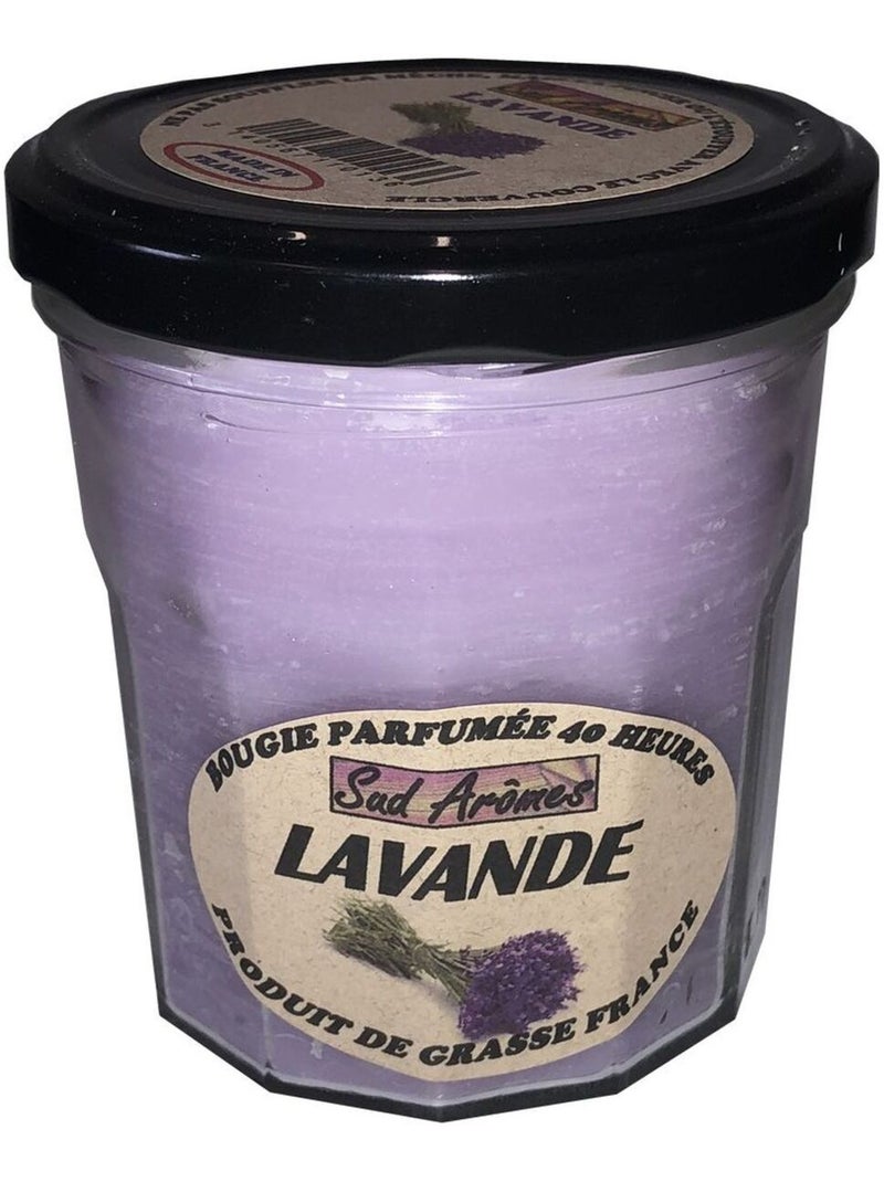 Bougie fabriquée en france 40 heures lavande Violet - Kiabi