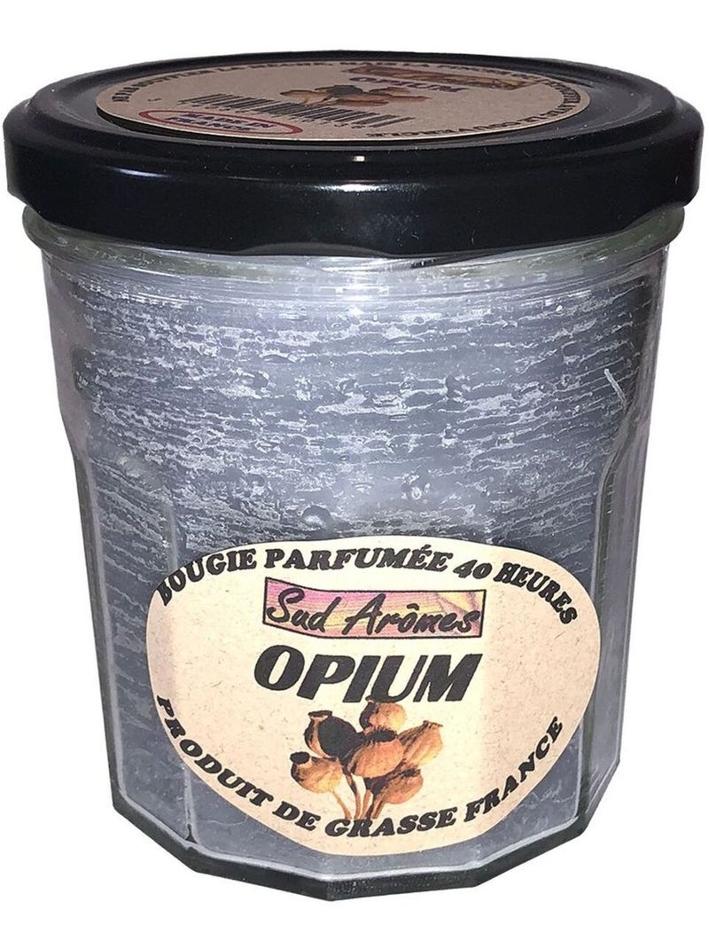 Bougie fabriquée en France 40 heures opium Bleu - Kiabi