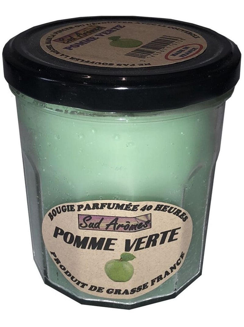 Bougie fabriquée en france 40 heures pomme verte Vert - Kiabi