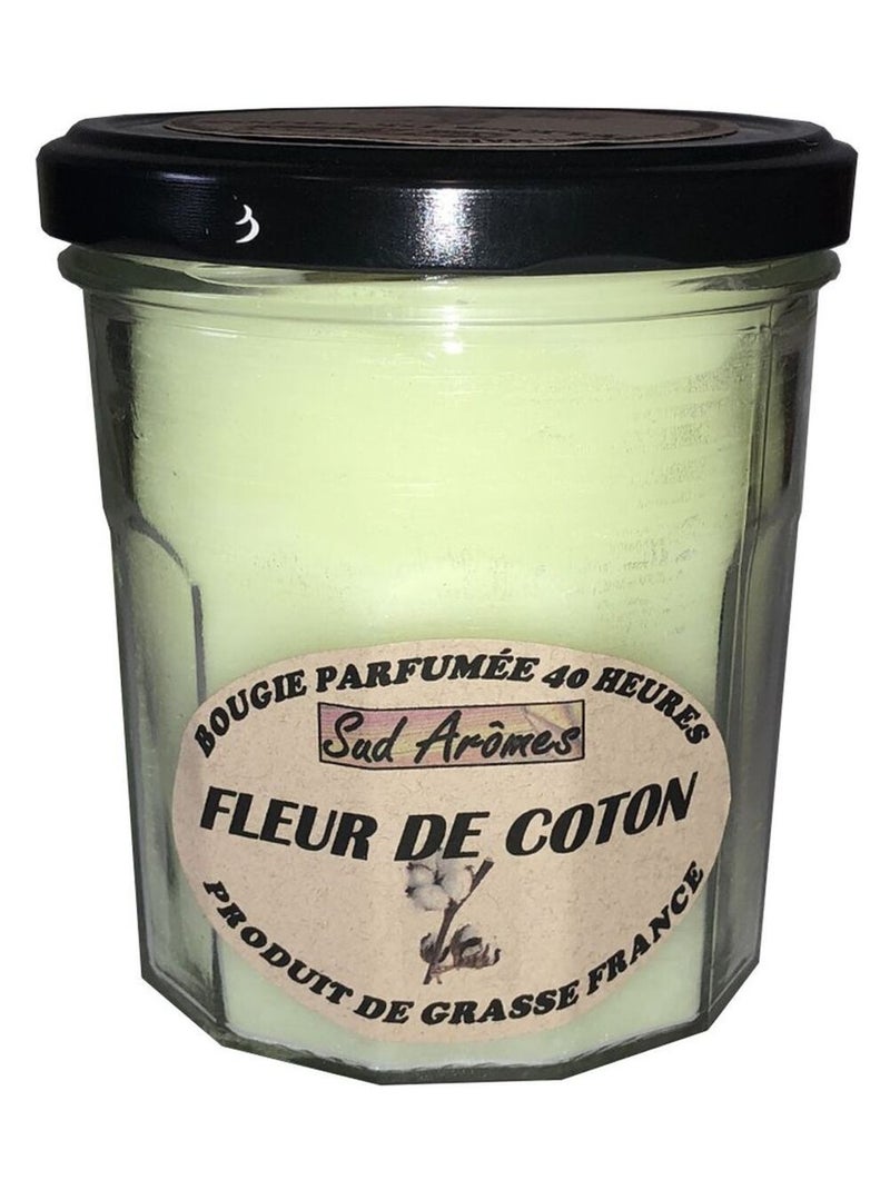 Bougie fleur de coton Jaune - Kiabi