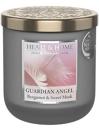 Bougie heart and home ange Gardien