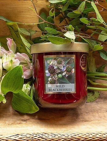 Bougie heart and home mûre des bois