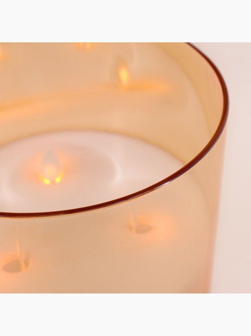 Bougie LED 3 flammes 18cm - Kiabi