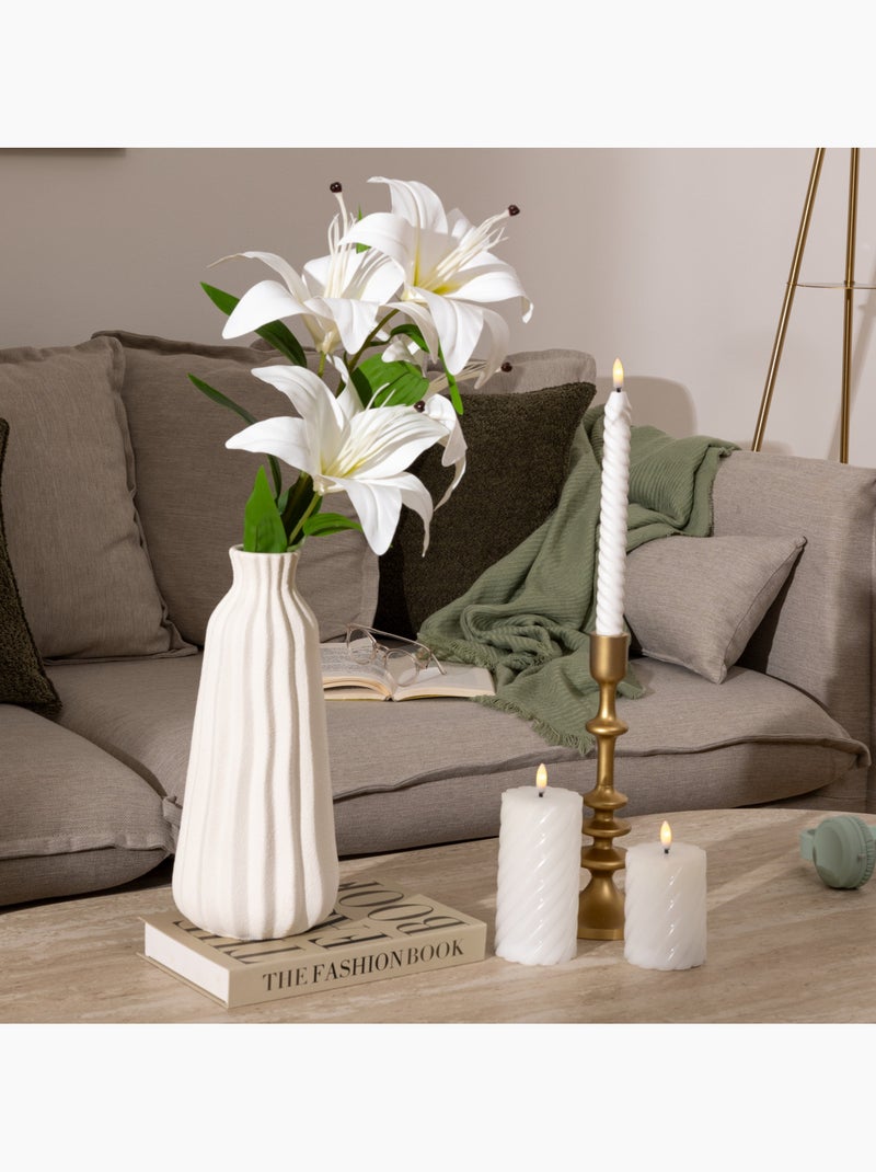 Bougie LED ALOE Blanc - Kiabi