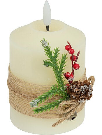 Bougie LED décorative branche