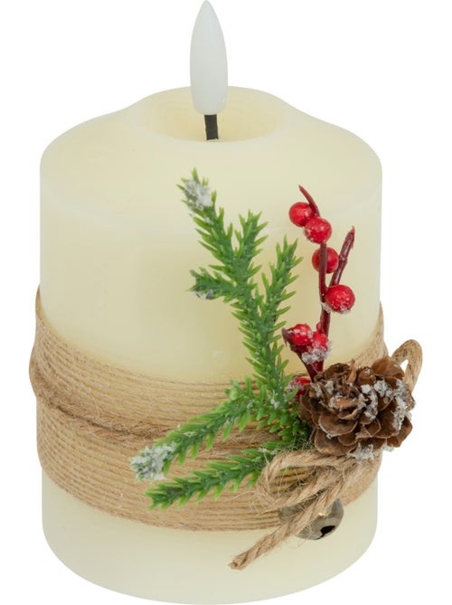 Bougie LED décorative branche - Kiabi