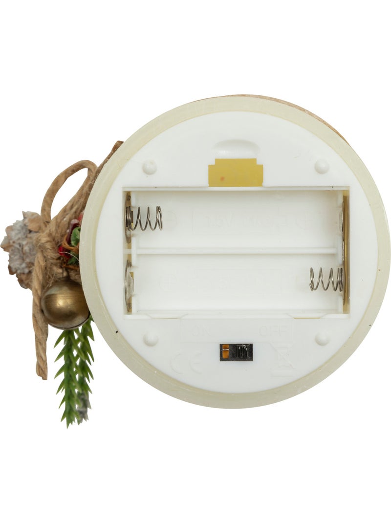 Bougie LED décorative branche Blanc - Kiabi