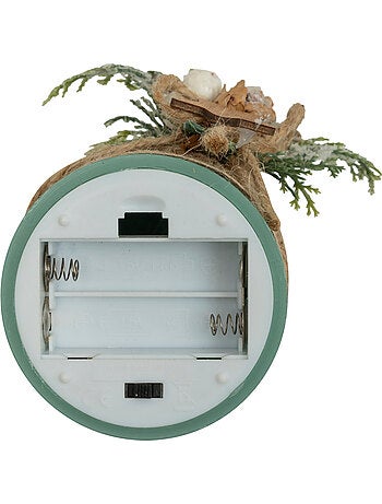 Bougie LED décorative branche