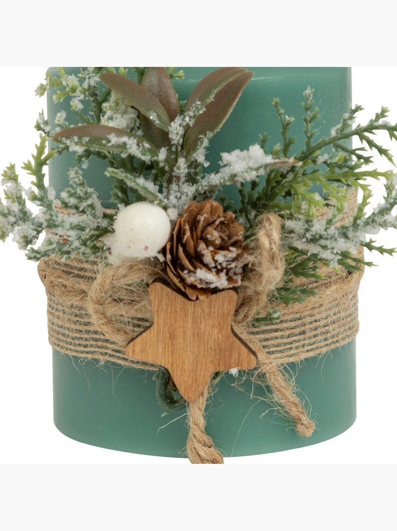 Bougie LED décorative branche Vert - Kiabi
