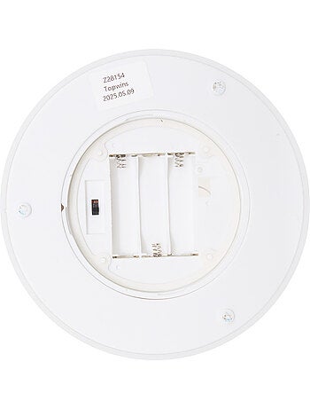 Bougie LED extérieure flamme vacillante plastique THEO