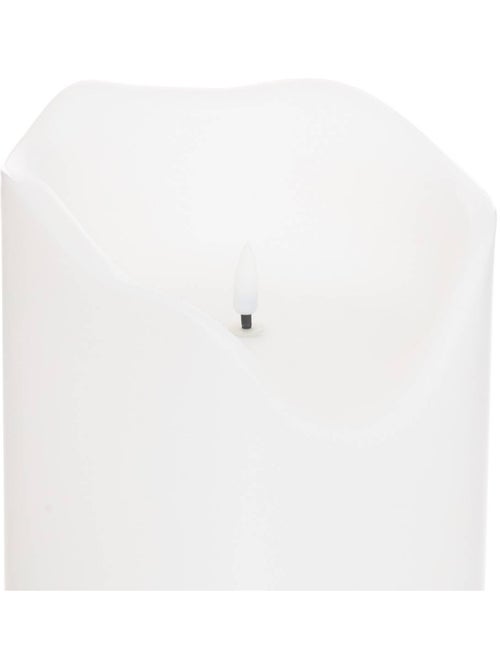 Bougie LED extérieure flamme vacillante plastique THEO - Kiabi Bougie LED extérieure flamme vacillante plastique THEO - Kiabi