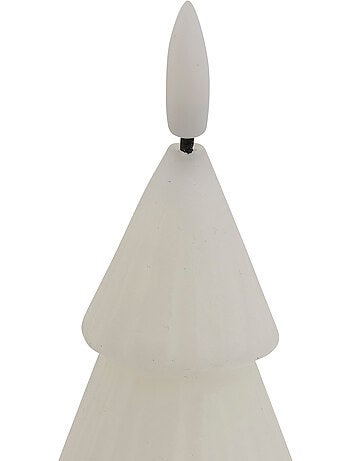 Bougie LED forme sapin H13 cm