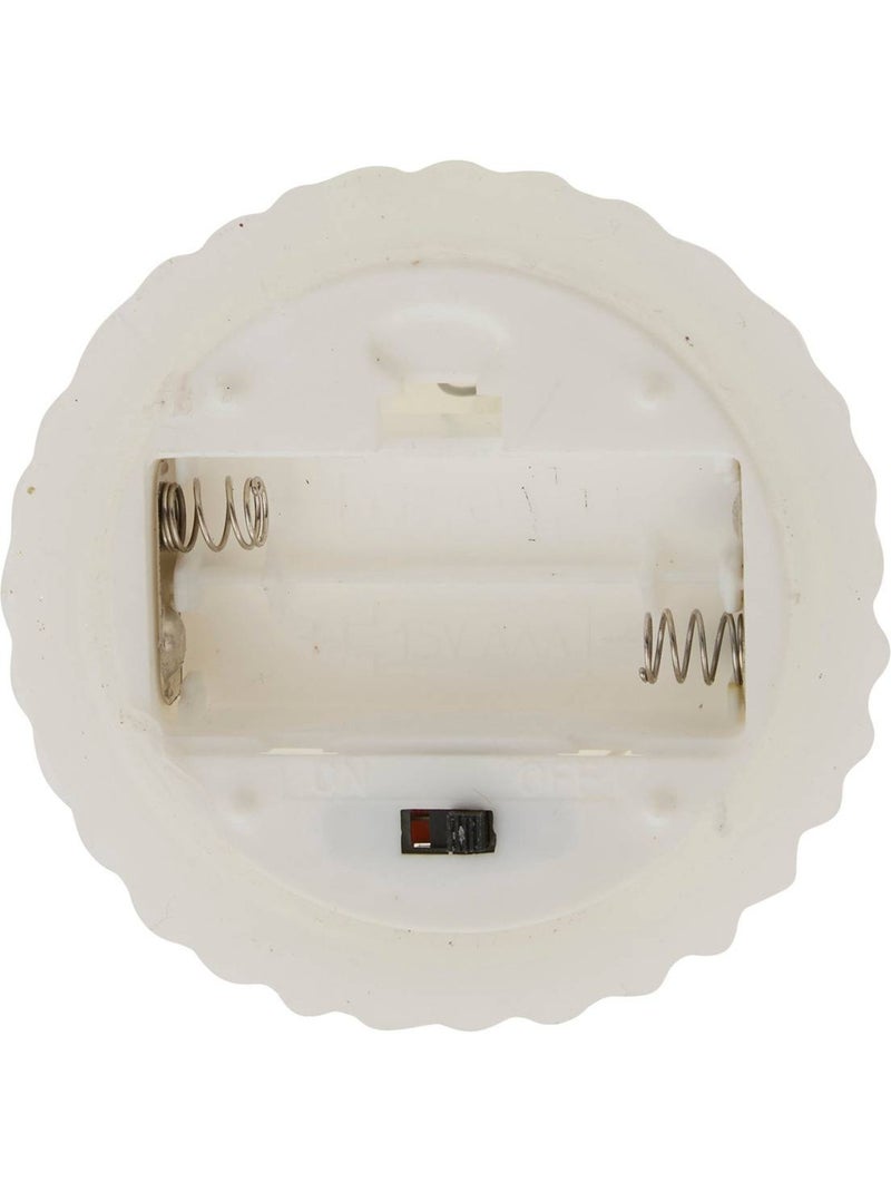 Bougie led forme sapin h20 cm Blanc - Kiabi