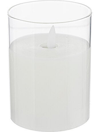Bougie LED pot en verre SENA