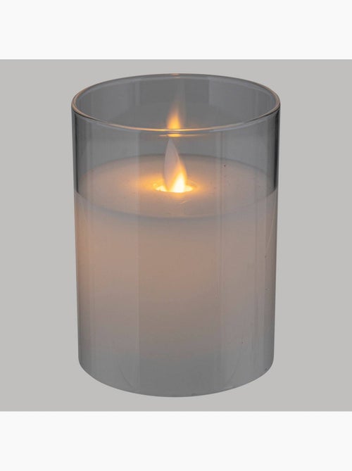 Bougie LED pot en verre SENA - Kiabi