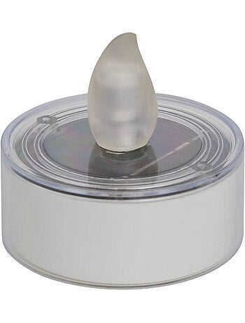 Bougie LED solaire chauffe-plat POOL