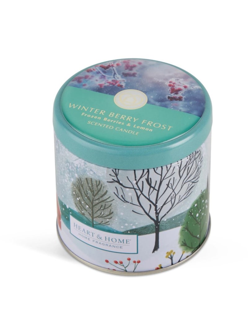 Bougie nomade en boîte métal nuit étoilée Noir - Kiabi