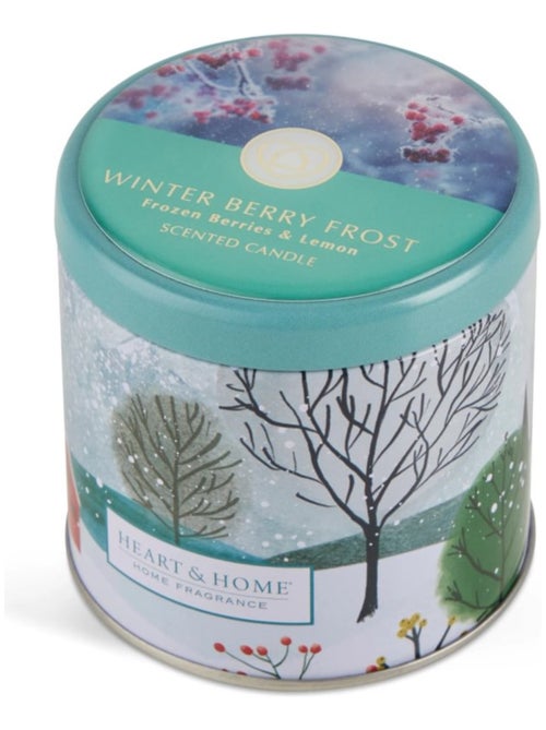 Bougie nomade en boîte métal sapin de Noël - Kiabi