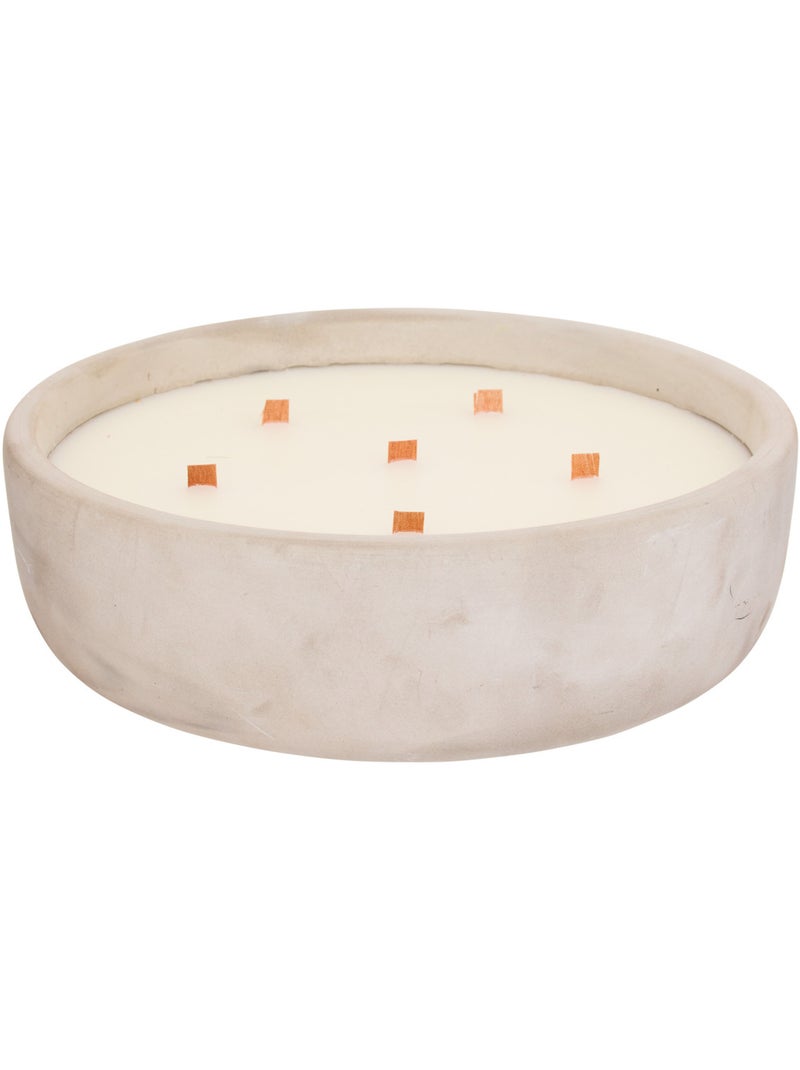 Bougie parfumée 1100g en pot citronnelle SAO Gris - Kiabi
