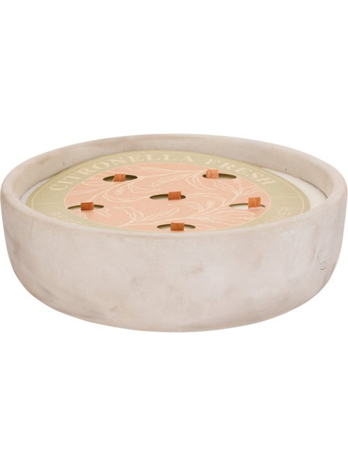 Bougie parfumée 1100g en pot citronnelle SAO - Kiabi