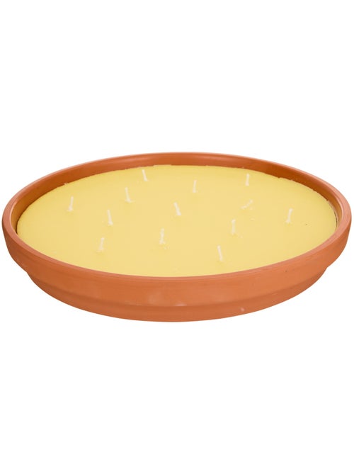 Bougie parfumée 1194g citronnelle pot en terre cuite TERRY - Kiabi