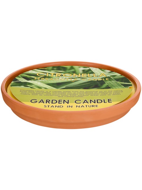 Bougie parfumée 1194g citronnelle pot en terre cuite TERRY - Kiabi