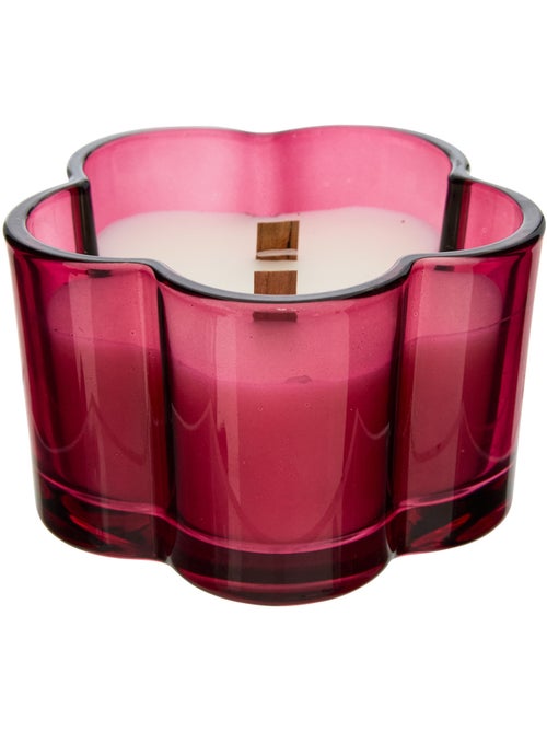 Bougie parfumée 2 mèches fleur pot en verre CHA CHA POP - Kiabi Bougie parfumée 2 mèches fleur pot en verre CHA CHA POP - Kiabi