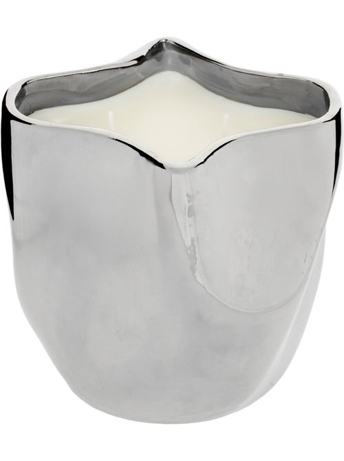 Bougie parfumée 2 mèches pot en grès ondulé SKY - Kiabi Bougie parfumée 2 mèches pot en grès ondulé SKY - Kiabi